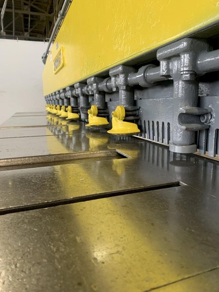 12' X 3/16" CINCINNATI 1412 MECHANICAL SHEAR. STOCK # 0446925.