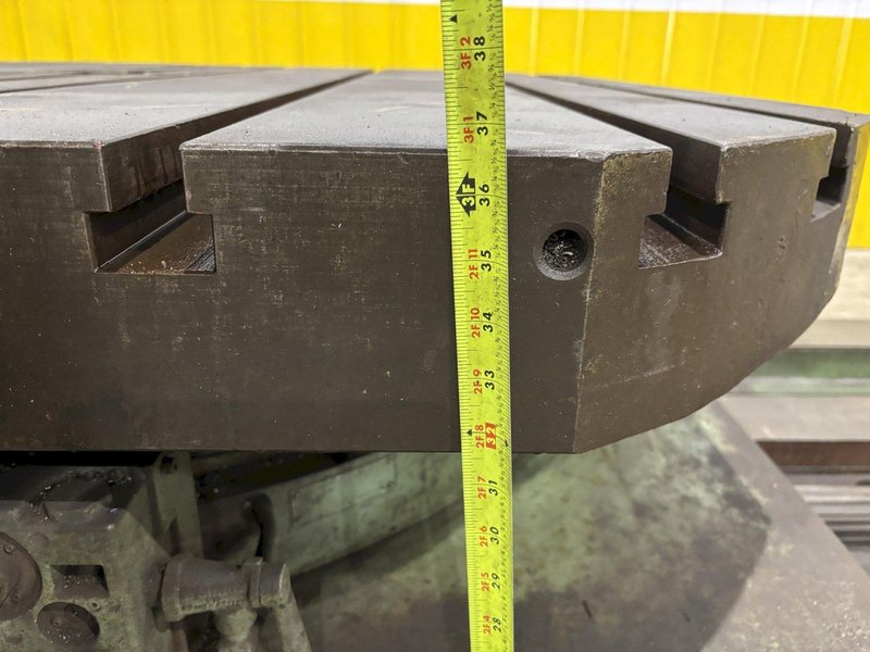 60&quot; X 60&quot; CINCINNATI GILBERT ROTARY TABLE W/ 60&quot; POWER TRAVEL: STOCK #23585