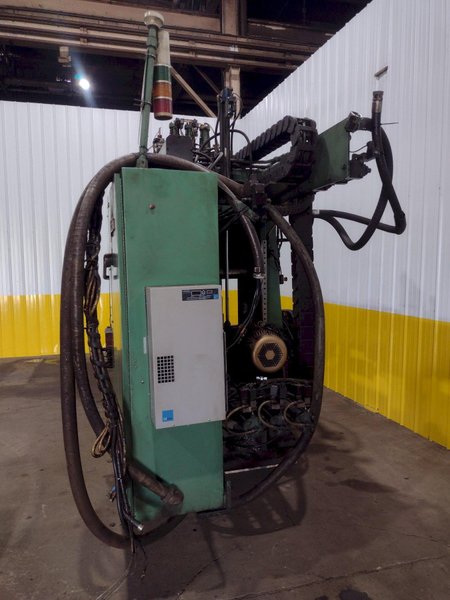 9 SPINDLE PEDDINGHAUS MODEL #BDL-1250/9 I-BEAM DRILL/DRILLING LINE: STOCK #19128