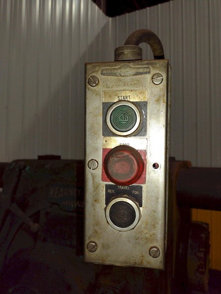 #4 KEARNEY &amp; TRECKER MILWAUKEE MODEL 4CK HORIZONTAL MILLING MACHINE: YOBRO #23955