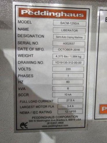 Peddinhause Ocean Liberator - Semi Auto Beam Coping Machine  -  SACM-1250/A