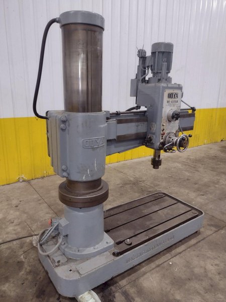 4' X 12" OOYA MODEL #RE-1225H RADIAL DRILL: YOBRO #25981