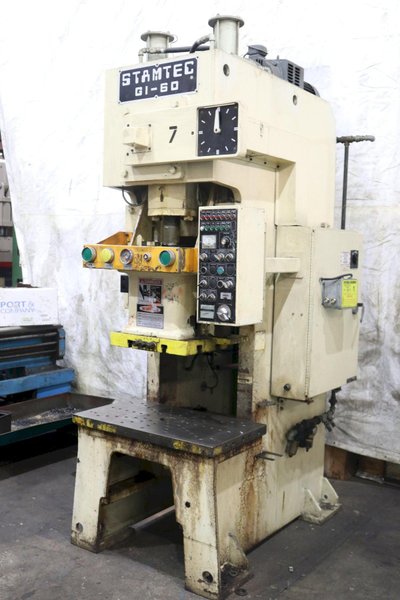 60 TON STAMTEC GAP FRAME PRESS: STOCK #72886