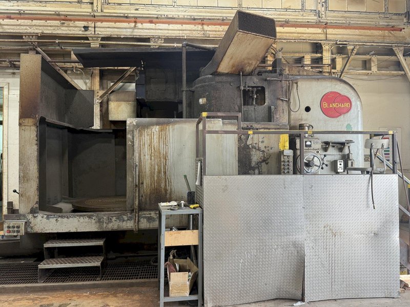 84” X 100 HP BLANCHARD MODEL #42-84 ROTARY SURFACE GRINDER : YOBRO #25951