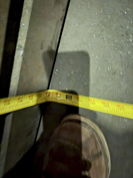 90" WIDE X 120" TALL T-SLOTTED ANGLE PLATE. STOCK #0548426