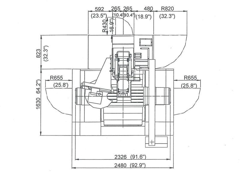 Chevalier - X: 850 - Y: 510 - Z: 510 mm CNC