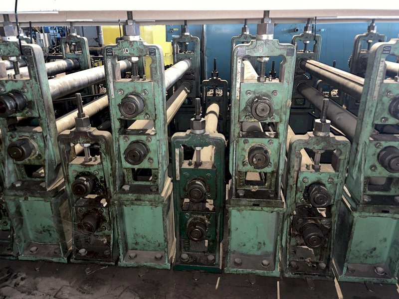 14 STAND X 3.5&quot; X 50&quot; ASC DOUBLE DECK DUAL HEIGHT PANEL ROLLFORMER: STOCK #14732