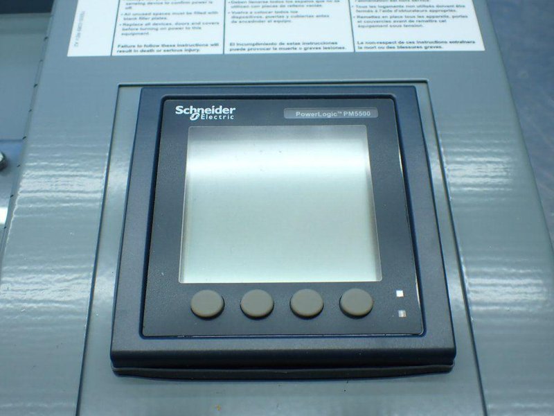 SCHNEIDER ELECTRIC POWERLOGIC PM5500 HIGH DENSITY POWER METER  -  HDM-PM5560-01-01
