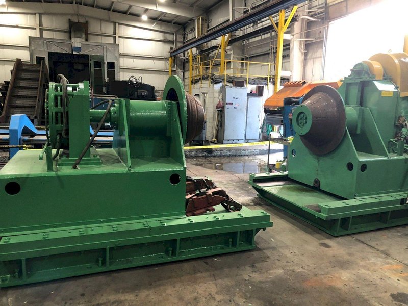 72" (1800mm) x .500" (12.7mm) x 60,000# Stamco Slitting Line with 2 Heads