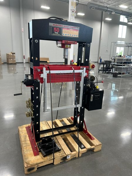 Redline RE50T-E 50 Ton Electric Shop Press- Auction Item
