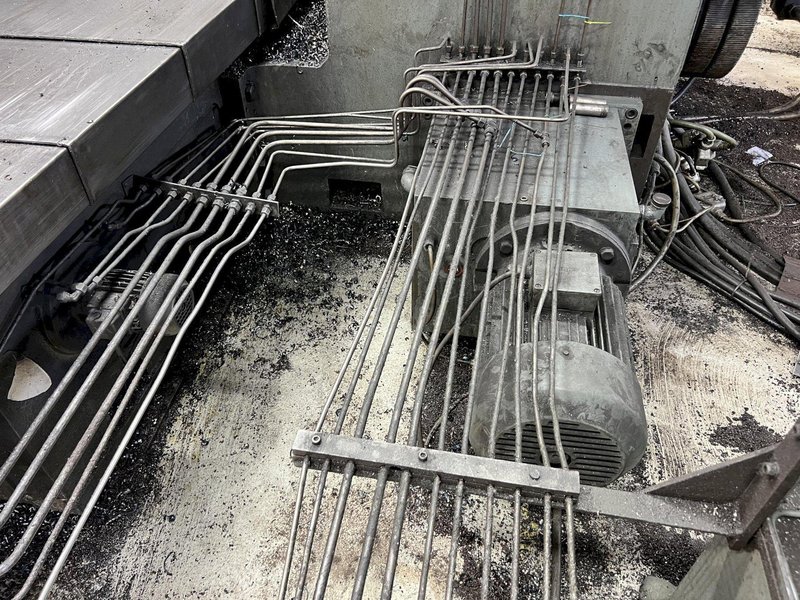 50 HP FRITZ WERNER  DOUBLE SIDED MODEL #FP7V2 HEAVY DUTY DUPLEX MILL/MILLING MACHINE. STOCK # 0309623