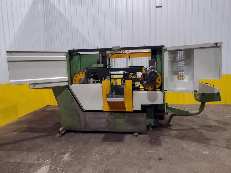 13.4&quot; X 13.4&quot; MISSLER MODEL #DEB-340-CE AUTOMATIC HORIZONTAL BANDSAW, NEW 2000: STOCK #19627