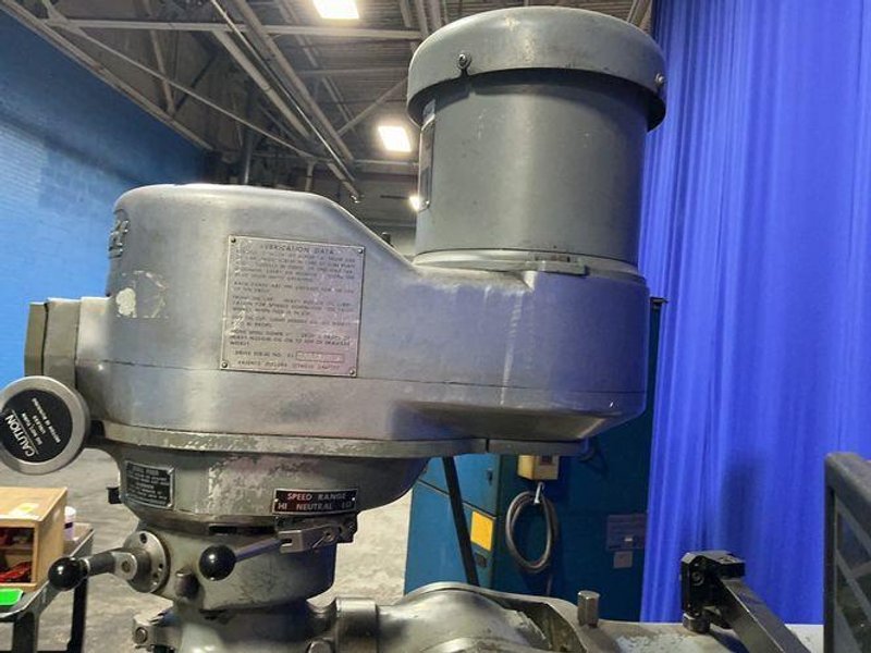 Bridgeport 9” X 42” Vertical Mill