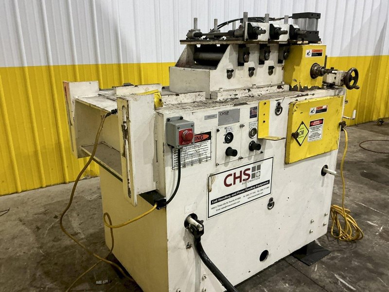 12" WIDE x .156" CHS MODEL #PTS-300-7-12 7 ROLL COIL STRAIGHTER - PULL THROUGH: YOBRO #24163