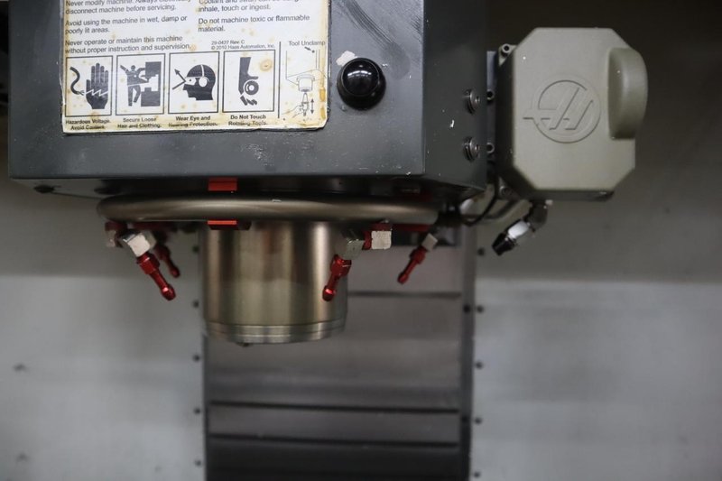 Haas VF-2SS CNC Vertical Machining Center, 12K Spindle, 24 Station SMTC, Probing, TSC, Chip Auger, 4th-Axis Brushless Drive - NEW 2014- Auction Item