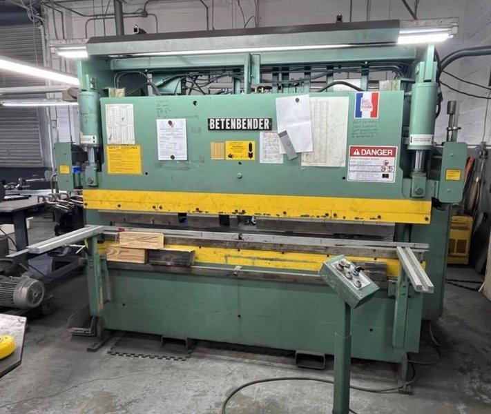 50 Ton x 8′ Betenbender Press Brake, 2004 – CNC control, Tooling Included