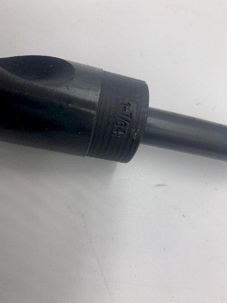 HSS 1-7/64&quot; DRILL BIT 1/2&quot; REDUCED SHANK STOCK #15311