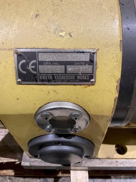 NIKKEN 5AX-30FA NC ROTARY TABLE/INDEXER  USED