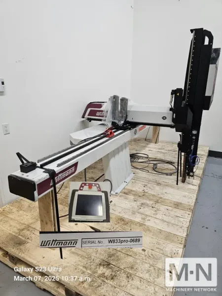 WITTMANN MODEL W833 PRO SERVO ROBOT MFG 2020  (3) AVAILABLE