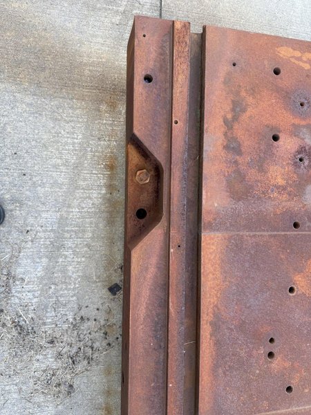 63&quot; X 240&quot; X 6&quot; T-SLOTTED FLOOR PLATE. STOCK # 1002825
