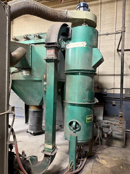 7' X 14' X 8' CLEMCO BLAST ROOM. STOCK #0431826