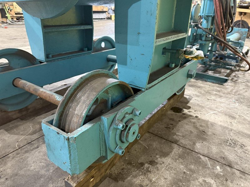500 TON DRILL QUIP HORIZONTAL HYDRAULIC WHEEL PRESS WITH VICKERS HYDRAULIC UNIT: STOCK #23422