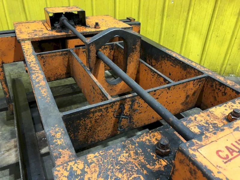 10,000 LBS X 84" X 26" TO 62" WIDE BUSHMAN ADJUSTABLE SHEET LIFTER:STOCK # 4124