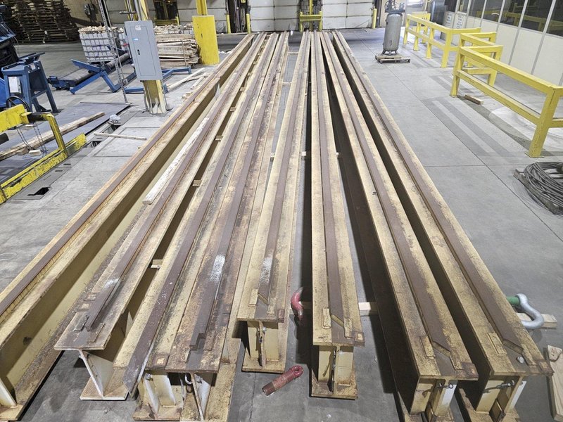 35 TON X 1050' BAY LENGTH CRANE RAIL ON 25' SPACING W21 X 147 BEAM (2100' LINEAR) : YOBRO 25192