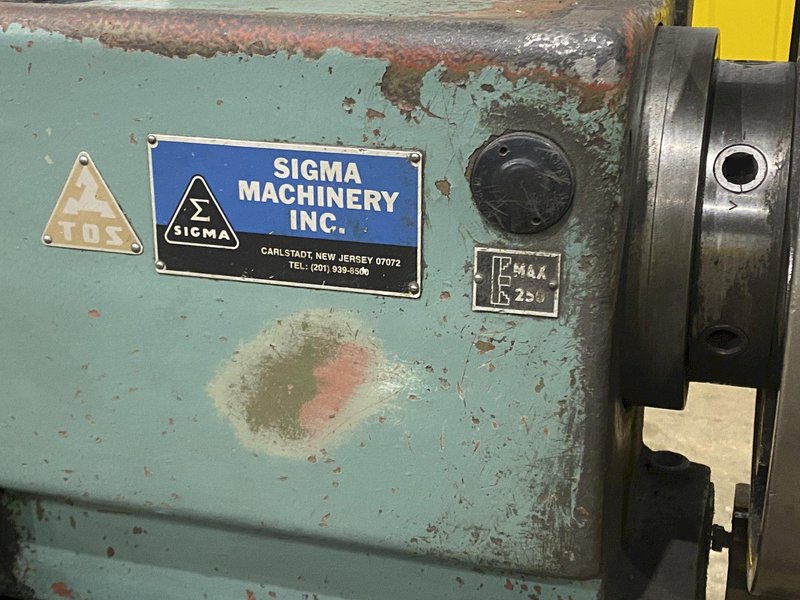 17&quot; X 64&quot;  TOS SIGMA MODEL #SN50B GAP BED ENGINE LATHE, 2-1/8&quot; HOLE: STOCK #19905