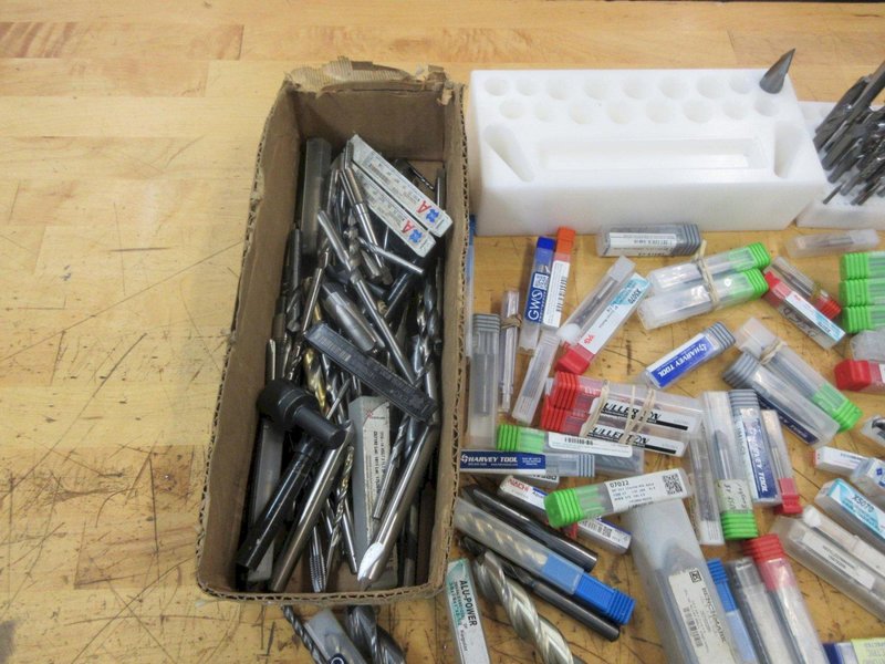 Cutting Tools, Carbide and HSS, New and Used, Drills, Taps, End Millls, Inserts- Auction Item