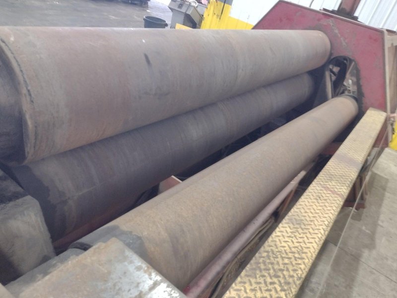 10' X 1" MONTGOMERY MODEL #4R-120100 4-ROLL HYDRAULIC PLATE BENDING ROLL: STOCK #17021