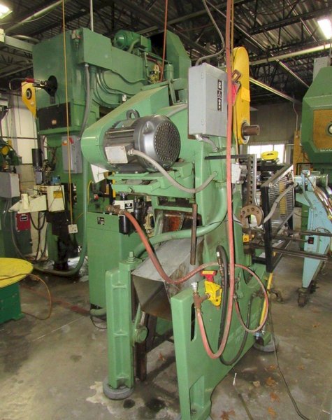 22 TON MINSTER NO 3 OBI FLYWHEEL PRESS. STOCK # 0773725