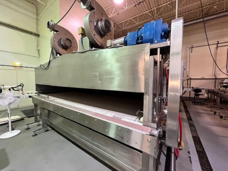 Stainless Steel Spray Tunnel Chiller – 20′ Beverage Cooling Line for Bottles/Cans