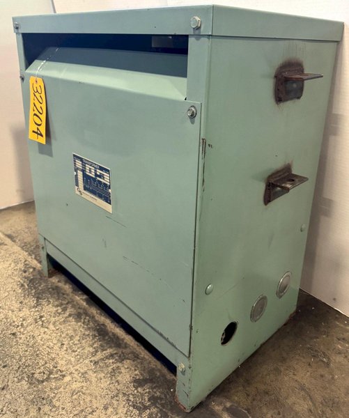 45 KVA Hevi-Duty Transformer,  3 Phase, High Voltage 480V, Low Voltage 240