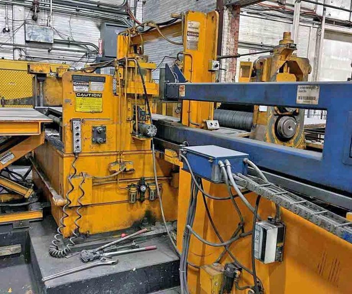 72&quot; x 8.00&quot; x 60,000# Cincinnati Slitting Line STOCK #2947