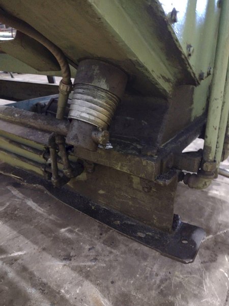 8' X 1/2" BERTSCH #9 3-ROLL INITIAL PINCH PLATE BENDING ROLL: YOBRO #25159