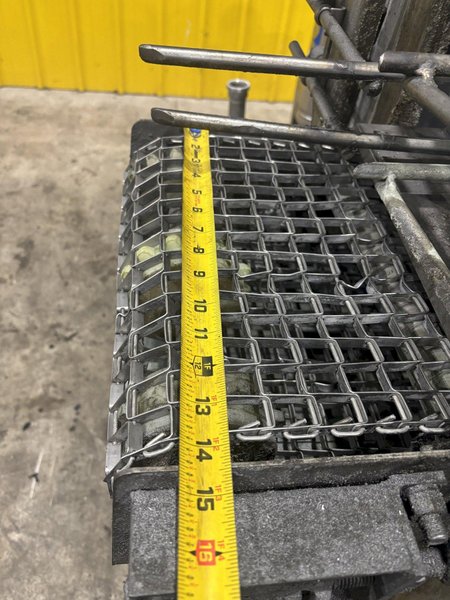 14&quot; W X 10&quot; H 2019 ALLIANCE AQUAMASTER CB-1400E STAINLESS STEEL CONVEYOR BELT 3 STAGE PARTS WASHER: STOCK #23104