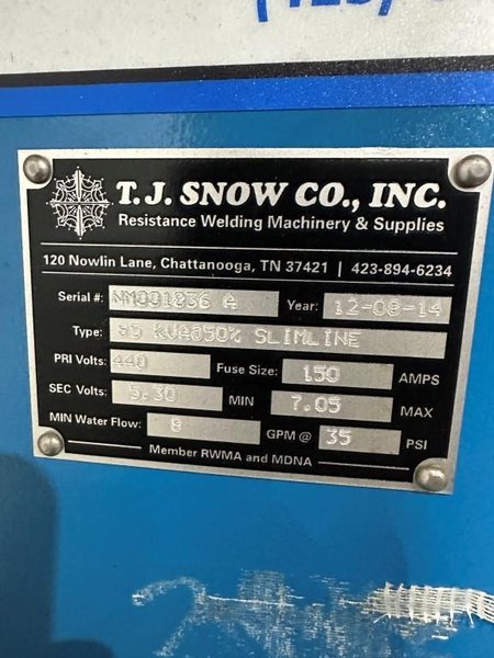 75 KVA AMERICAN INDUSTRIAL MODEL A/P 75-30 COMBINATION SPOT OR PROJECTION PRESS TYPE RESISTANCE WELDER