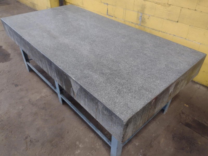 8&#039; X 4&#039; X 10&quot; CHALLENGE PRECISION LAYOUT INSPECTION GRANITE TABLE: STOCK #23788