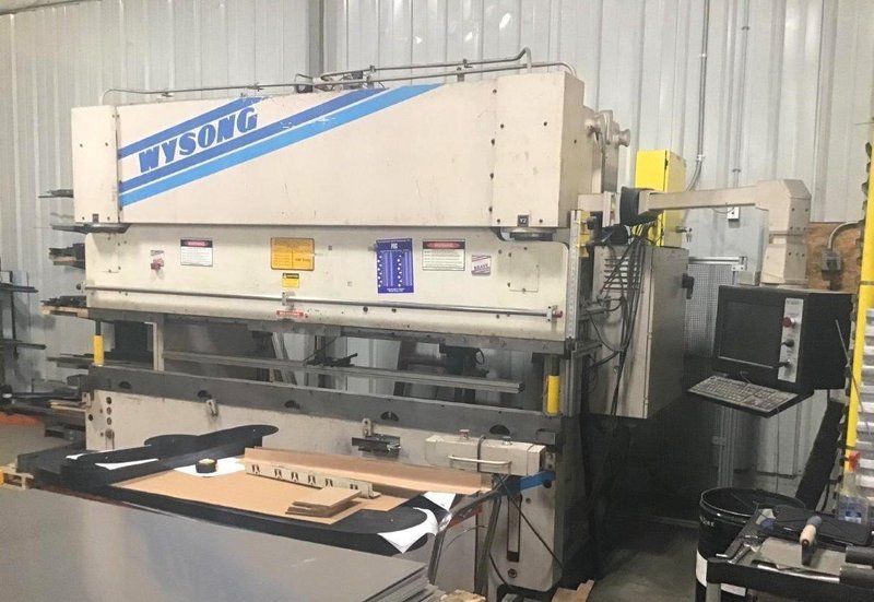 100 Ton x 10 ft Wysong Hydraulic CNC Press Brake Model FAB100-120
