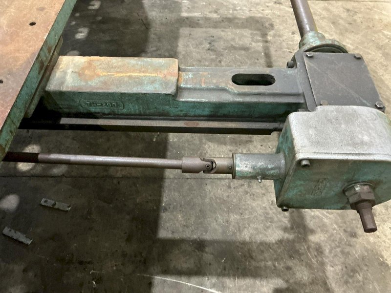 10' X 1/4" WYSONG MODEL #1025-F MECHANICAL POWER SQUARING SHEAR: YOBRO #25202