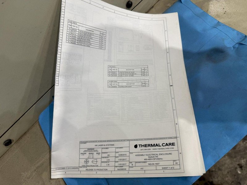 THERMAL CARE MODEL #NQA20 CHILLER: YOBRO #25374