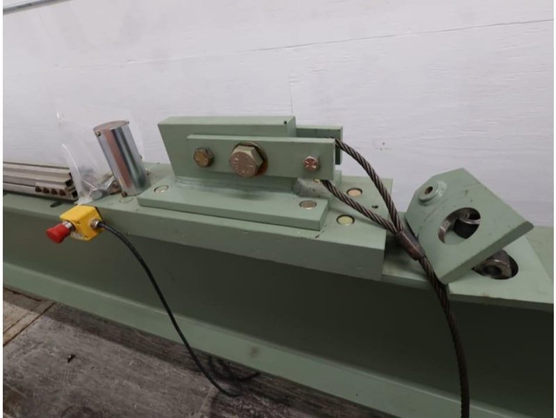 200 TON X 80" BEECHE WIRE CABLE TENSILE HYDRAULIC TEST BENCH, WITH CONTROLLER &amp; DISPLAY: YOBRO #25186
