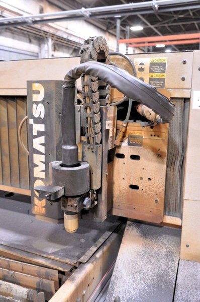 6&#039; x 12&#039; Komatsu Rasor Model KCR-12612 CNC Plasma Table &amp; Model G9120-II Power Unit: Stock #23460