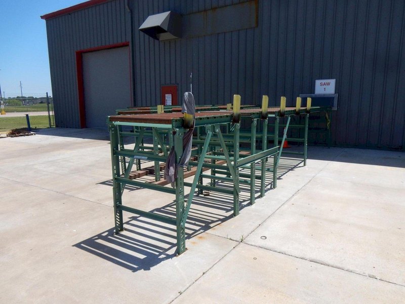 165 FT X 36&quot; WIDE ROACH ADJUSTABLE HEIGHT ROLLER CONVEYOR: STOCK #23354