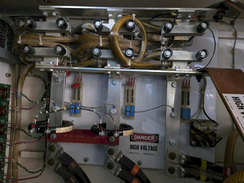 300 K.W. THERMATOOL SOLID STATE HIGH FREQUENCY WELDER. STOCK # 0758126