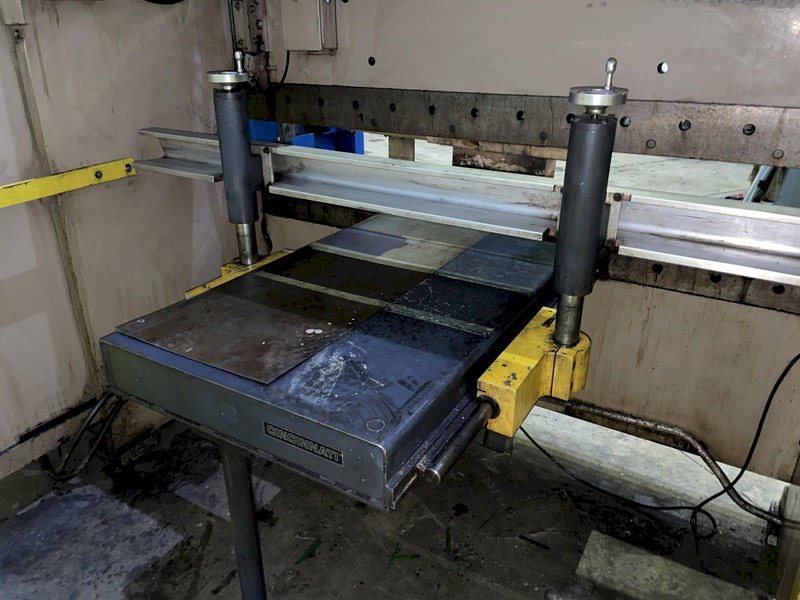 90 TON X 8&#039; CINCINNATI MODEL 90FMIIx6 HYDRAULIC PRESS BRAKE: STOCK #15768