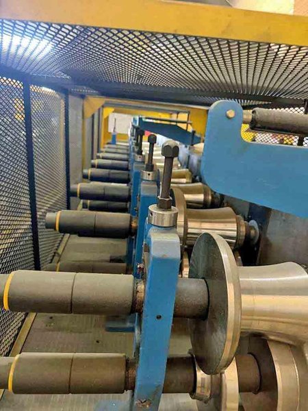 19 Stands 20.00" x 1.50" Michigan Rollform Rollforming Line