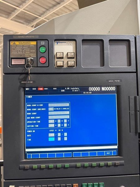 Mori Seiki NH4000 DCG Horizontal Machining Center – Mill
