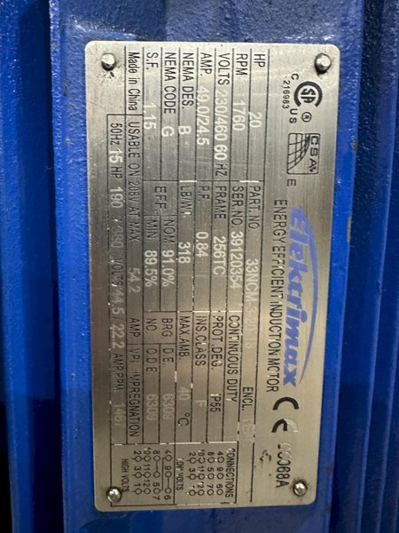 18&quot; X 15&quot; H X 4 STAGE CONTINENTAL EQUIPMENT CORP GAS HEAT STAINLESS STEEL CONVEYOR WASHER, NEW IN 2010: STOCK #21908